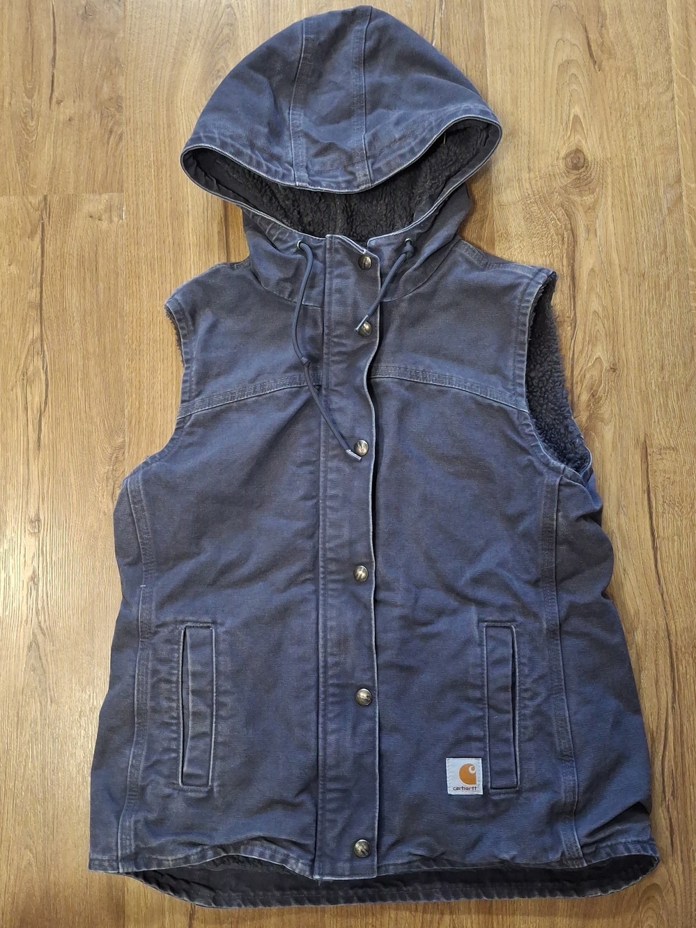 Carhartt Sandstone Berkley Vest Women’s Sz S Purple Lavender Sherpa Lined